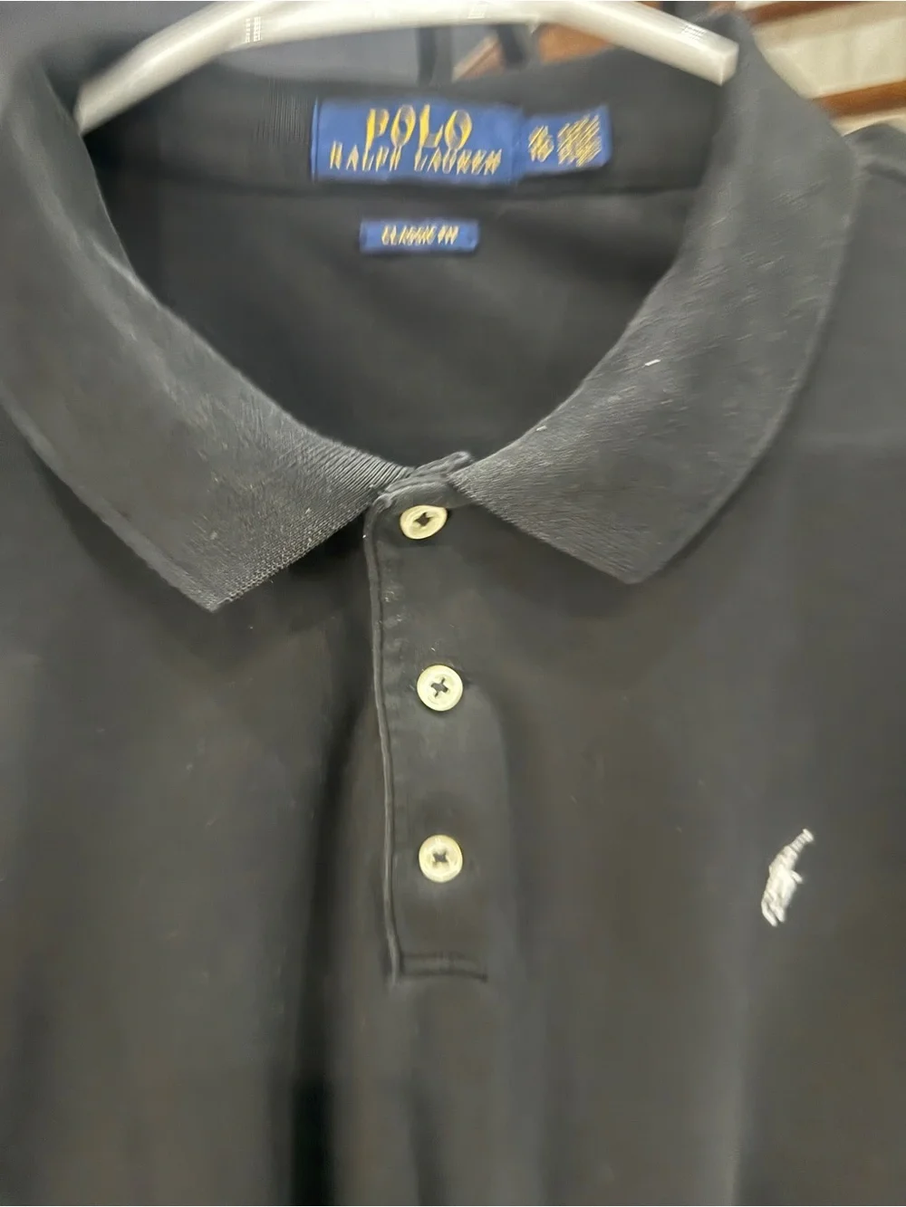 XL Polo by Ralph Lauren Men’s Black Classic Pique Polo Shirt